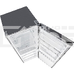 Холодильник DeLonghi DCS 19NFI IS DAMIANO серый двухкамерный 230/100л морозилка снизу, No Frost, фото3