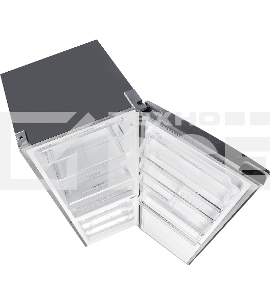 Холодильник DeLonghi DCS 19NFI IS DAMIANO серый двухкамерный 230/100л морозилка снизу, No Frost