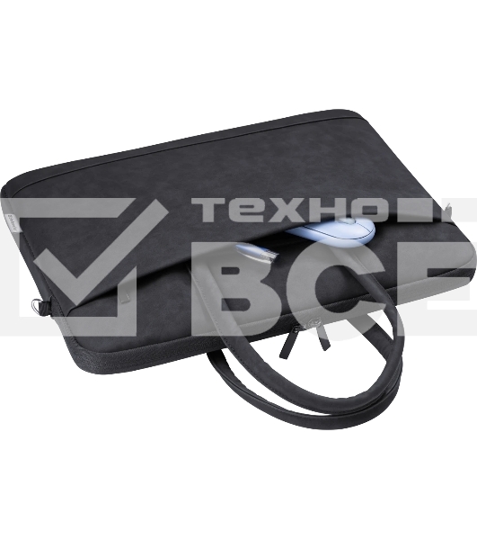 Сумка для ноутбука Defender c карманом Trendy 15-16' PU кожа черный