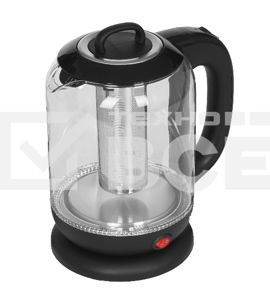 Чайник электрический BQ KT1701G черный, 2200 Вт, 1.7 л