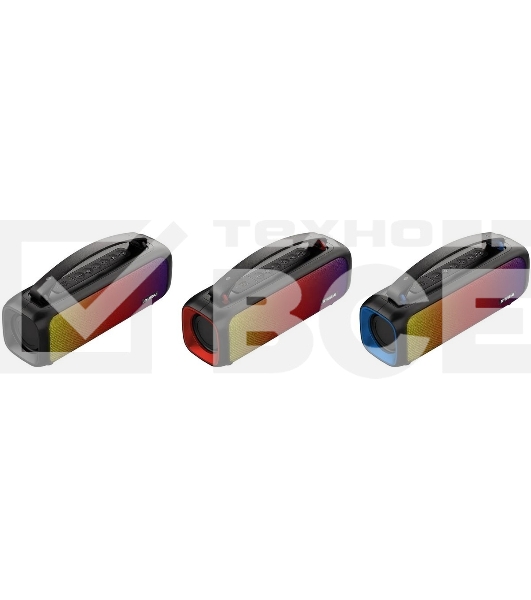 Портативная колонка Hyundai H-PS1020 черный 16W 2.0 BT 10м 1500mAh