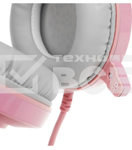 Гарнитура проводная с микрофоном A4 Bloody G521 розовый 2.3м мониторные USB оголовье (G521 (PINK))