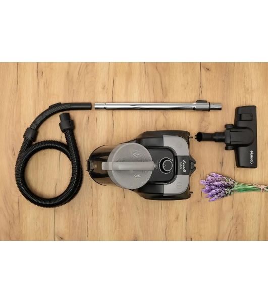 Пылесос Gorenje VC2001TABKG черный, 220/2200 Вт, уборка сухая, пылесборник контейнер 3,3 л