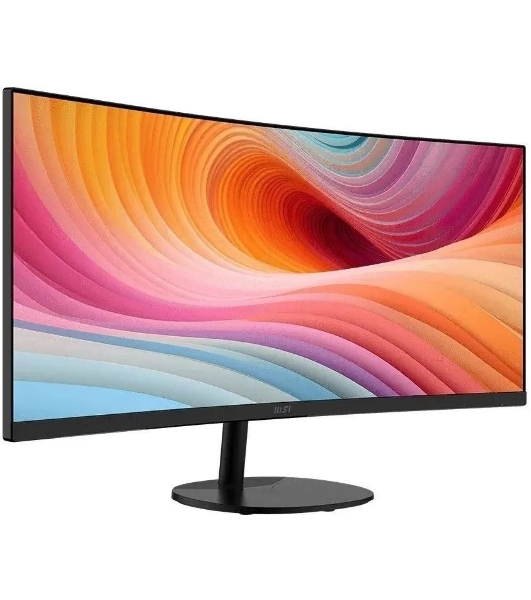 Монитор MSI 34' PRO MP341CQ E12 1500R, 21:9, VA, UWQHD, 1/4ms, 300cd, 120Hz, HDMI, DP, SPK