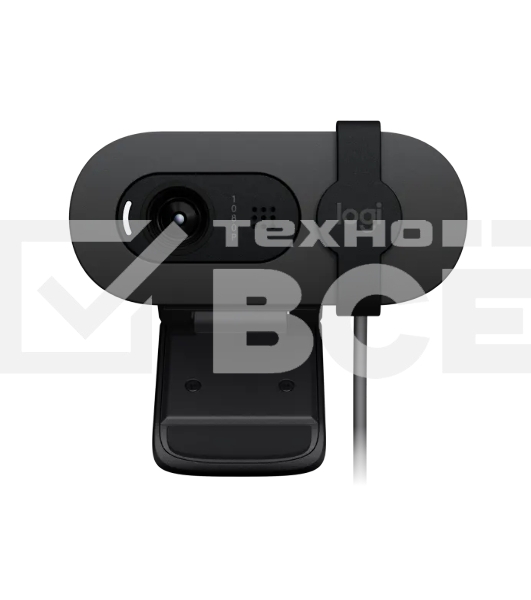Веб-камера Logitech Webcam Brio 100, 1920x1080, GRAPHITE, защитная шторка, 960-001585
