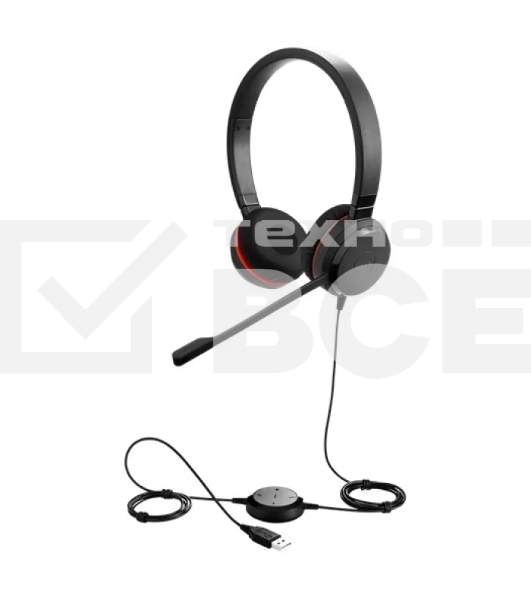 Гарнитура проводная Jabra EVOLVE 20 SE, Stereo, MS