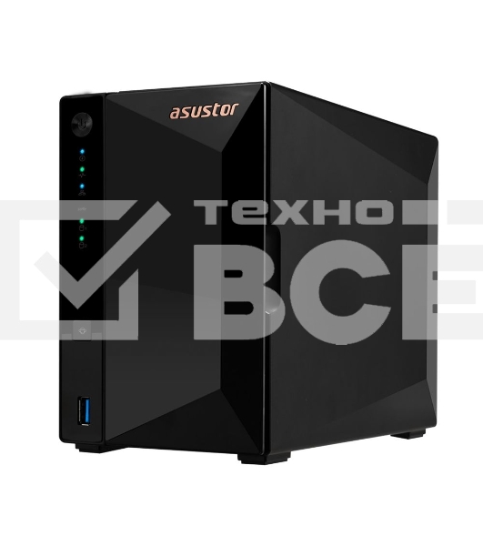Система хранения данных ASUSTOR AS3302T V2/ASUSTOR/2 BAY/EU