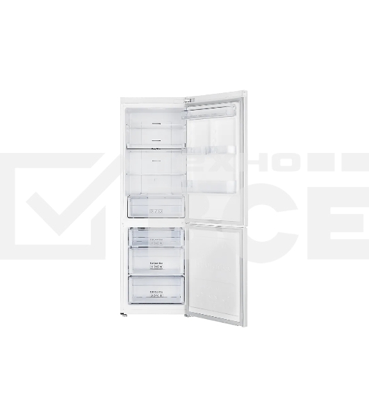 Холодильник Samsung RB33A32N0WW белый двухкамерный 230/98л морозилка снизу, No Frost