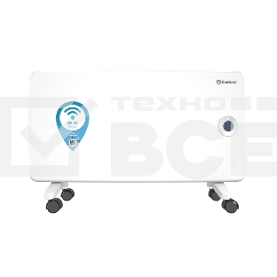 Конвектор Thermex Frame 1500E белый, 1500 Вт, 20 м2, термостат, дисплей, WiFi