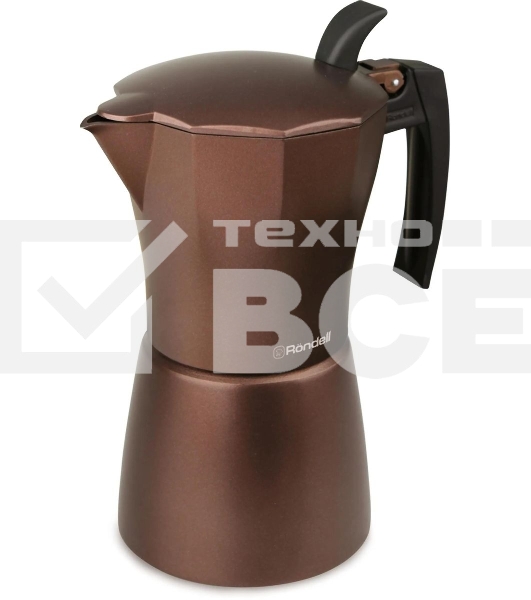 Гейзерная кофеварка Rondell Kortado RDA-995, коричневый