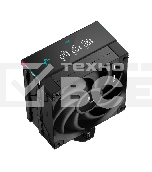Кулер для процессора DEEPCOOL AK400 DIGITAL PRO черный, 120 мм, алюминий/медь, 1750 об/мин, 25 дБ, 4 pin, 220 Вт, 159 мм