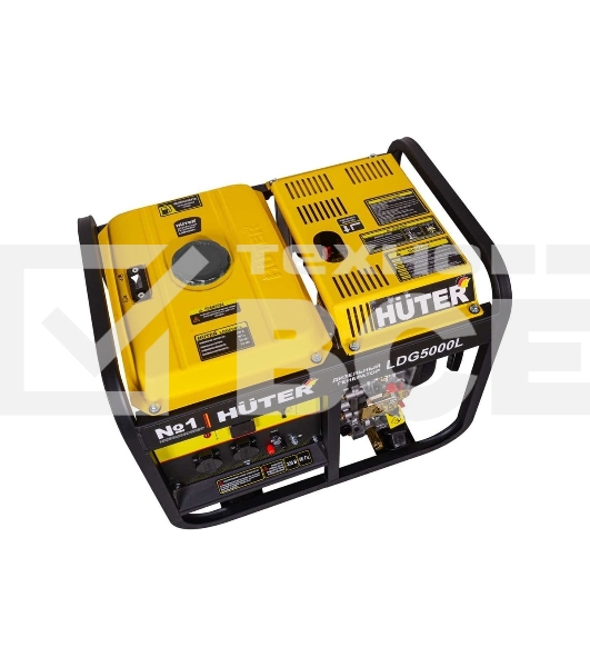 Электрогенератор дизельный Huter LDG 5000L, 3.3 кВт, 82 дБ, 68.7 кг