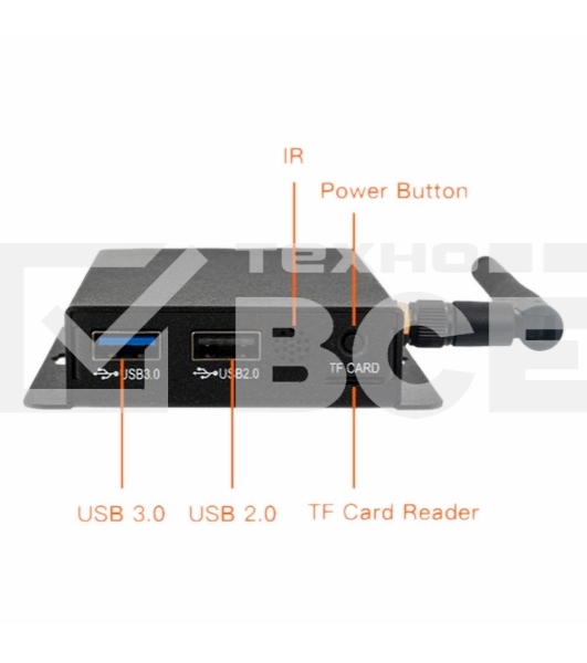 Одноплатный компьютер FireFly EC-R3328PC 2GB DDR3 16GB EMMC
