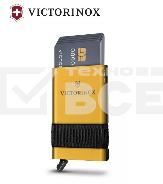 Швейцарская карта Victorinox Smart Card Wallet Delightful (0.7250.38) золотистый коробка подарочная