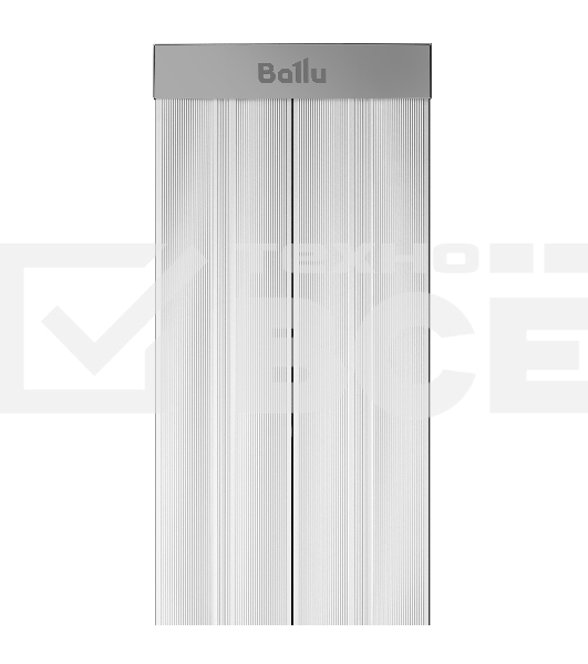 Инфракрасный обогреватель Ballu BIH-AP4-3.0 серый, панельный, 3000 Вт, 60 м2