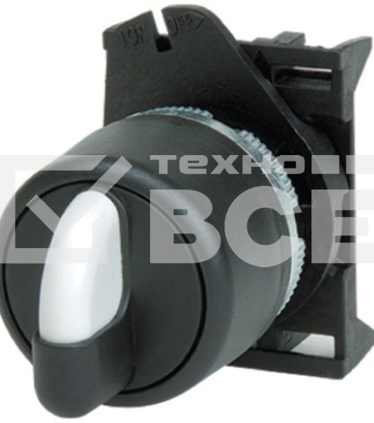 Переключатель DKC 3 положения стандартная ручка с фиксатором черный