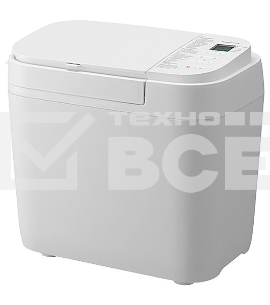 Хлебопечь Panasonic SD-R2520WTS белый, 550 Вт, программ - 28 шт, вес выпечки - 1.1 кг