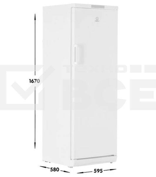 Холодильник Indesit ITD 167 W белый однокамерный 268/35л морозилка сверху, капельная система