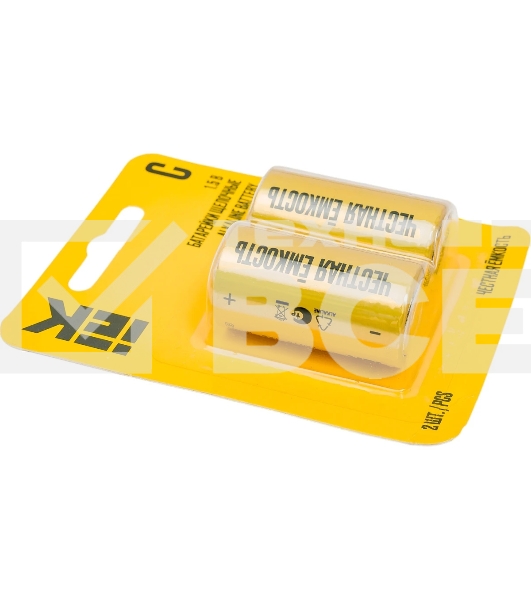 Батарейка щелочая Alkaline Optima LR14/C (2шт/блистер)