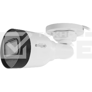 Уличная цилиндрическая IP-видеокамера DAHUA DH-IPC-HFW1230S1P-0280B-S6 2Мп, 1/2.8” CMOS, объектив 2.8мм, детектор человка, ИК-подсветка до 30м, IP67,  корпус: металл, пластик