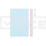 Блокнот Deli 22283LT-BLUE 210х143мм, искусственная кожа, 96л, голубой, фото 1