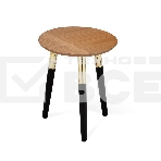 Столик кофейный SHEFFILTON SHT-CT17 дуб весенний/черное дерево/латунь (191695), фото 1