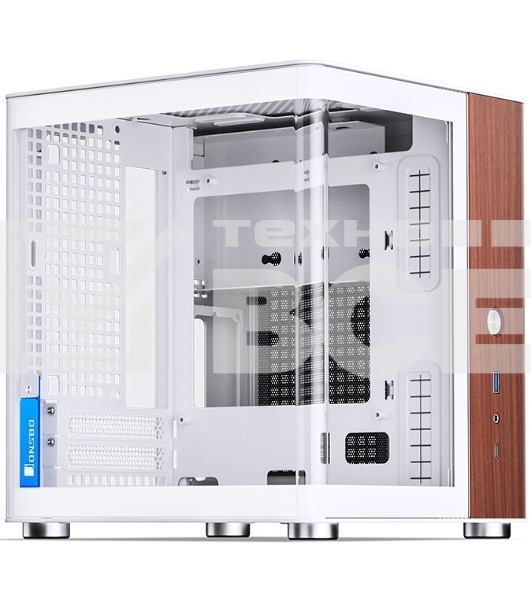 Компьютерный корпус без блока питания Case JONSBO TK-0 белый, Desktop SFF, TG, no fan, 1xUSB-A 3.2 + 1xUSB-C 3.2, SFX PSU Support, mITX белый