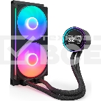 Система жидкостного охлаждения для ПК/Water Cooling System NZXT Kraken Elite 280 RGb (250W, 280мм, LED temp., Black/Fans: 2x140мм, 98.61CFM, 34.5dBA, 2000RPM/Pump height 65мм, 2800RPM, Rad thickness 27мм/S: 1851, 1700, 1200, 115X, AM5, AM4), фото6