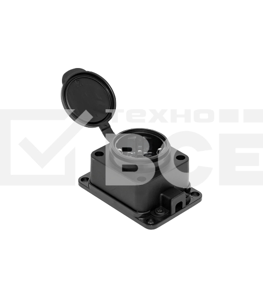 Розетка настенная с защитной крышкой каучуковая 230В 2P+PE 16A IP44 EKF PROxima