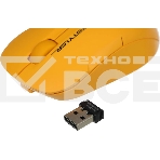 Мышь беспроводная A4Tech Fstyler FG15CS Air2 желтый, 1200 dpi, радиоканал, USB, кнопки - 3, фото5