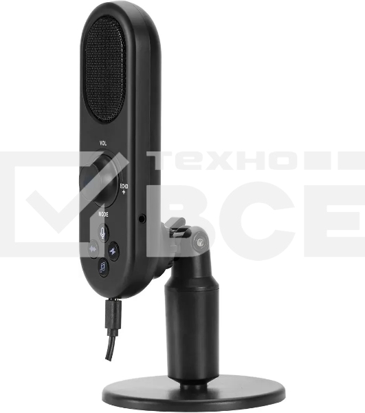 Микрофон проводной Оклик MP-M300 1.5м черный