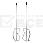 Комплект насадок для строительного миксера Denzel 2 шт., 220х560 мм, оцинкованные, хвостовик HEX13, фото5