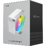 Кулер для процессора Ocypus Delta A40 EX WH Digital, 120мм ARGB FAN, Top Display Panel, 4 HEAT PIPES, 4-PIN PWM, 500-1800 RPM, 29DBA, HYDRO BEARING, LGA115X/1200/1700/18XX, AM4/AM5, фото2