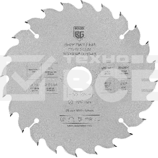 Диск пильный по дереву Berger BG1646 d=190 мм d(посад.)=30 мм (циркулярные пилы) (упак.: 1 шт)