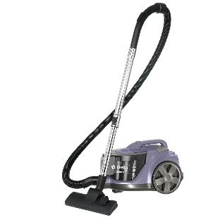 Пылесос Delta DL-0853 серый/фиолетовый, 400/2400 Вт, уборка сухая, пылесборник контейнер 4 л