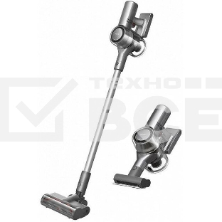 Пылесос вертикальный Dreame V11 SE серебристый, питание от аккумулятора, 150 Вт, уборка сухая, пылесборник 0.5 л, работа от АКБ max 60 мин