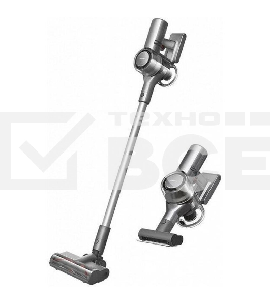 Пылесос вертикальный Dreame V11 SE серебристый, питание от аккумулятора, 150 Вт, уборка сухая, пылесборник 0.5 л, работа от АКБ max 60 мин