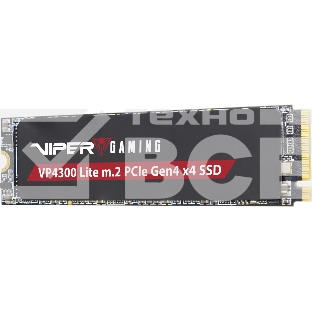 Накопитель SSD Patriot Viper VP4300 Lite, 500GB, PCIe 4.0 x4, M.2 2280, NVMe, R/W 7000/4000, с радиатором
