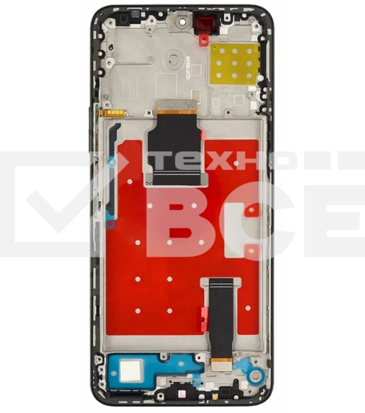 Дисплей (модуль) для Huawei Honor X8A в сборе с тачскрином, черный