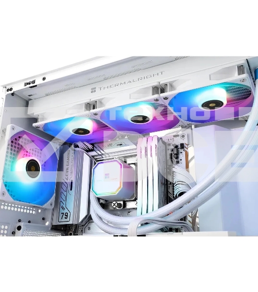 Система водяного охлаждения Thermalright Frozen Prism 360 ARGB Soc-AM5/AM4/1151/1200/2066/1700 белый 4-pin 27dB Al Ret (F-PRISM-360-WH-ARGB)