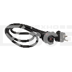 Шнур питания Lanmaster LAN-PP19L/SH-5.0-BK C19-Schuko проводник.:3x1.5мм2 5м 220В 16А черный, фото 1