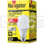 Лампа светодиодная Navigator 94 386 NLL-A55-7-230-4K-E27 7 Вт грушевидная 4000К белый E27 560 лм 170-260В, фото2