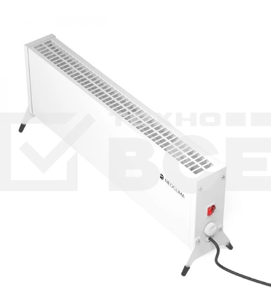 Конвектор Neoclima Nano 2000W белый, 2000 Вт, 25 м2, термостат