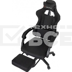 Кресло игровое Zombie 3 черный Neo Black крестов. пластик, подст. для ног, фото5