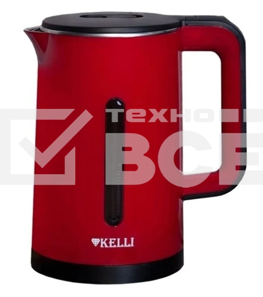 Чайник электрический KELLI KL-1375 красный