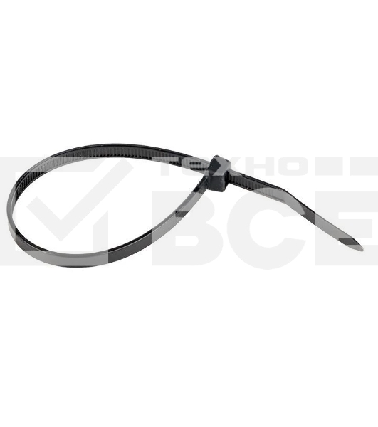 Хомут нейлоновый EKF plc-cb-4.8x200 черный (4,8х200) (100 шт.) EKF Basic