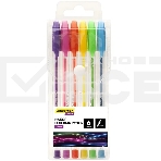 Набор ручек гелевых Silwerhof Create Neon, d=1мм блистер (6шт), 6 цветов, фото 1