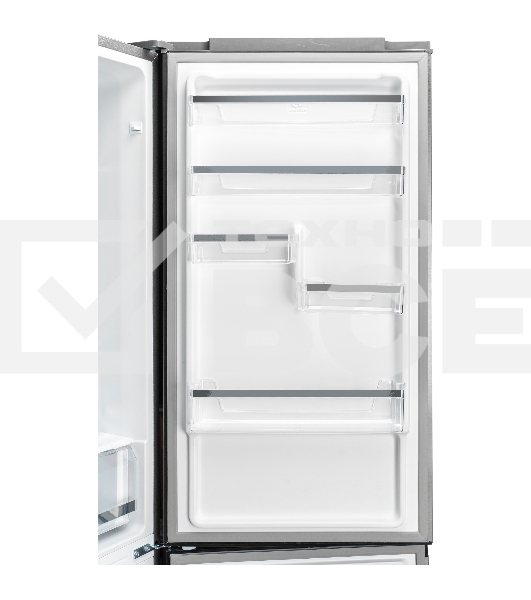 Холодильник DeLonghi DCS 19NFI IS DAMIANO серый двухкамерный 230/100л морозилка снизу, No Frost