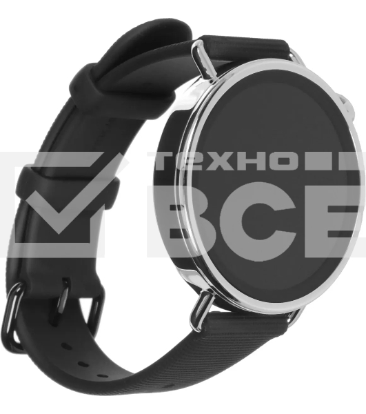 Смарт-часы Xiaomi Watch S4 41мм 1.32' AMOLED корп. серебристый рем.черный (BHR07VRGL)