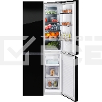 Холодильник Nordfrost RFQ 450 NFGb черное стекло многокамерный 270/135л морозилка сбоку, No Frost, Side by Side, фото6